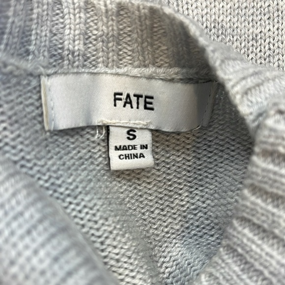 FATE Yellow & Purple Lightening Bolt SWEATER - Picture 5 of 9